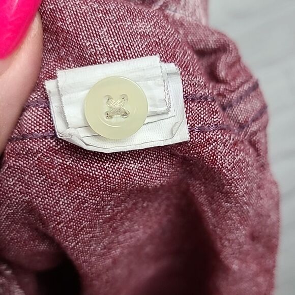 Haggar Men's XL Tropical Red Short Sleeve Camp Casual Button Down Shirt Hawaiian - Picture 9 of 12